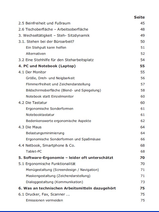 B�ro ist in der kleinsten...