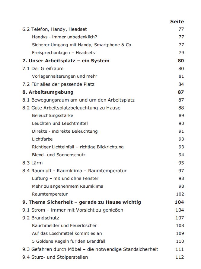 B�ro ist in der kleinsten...